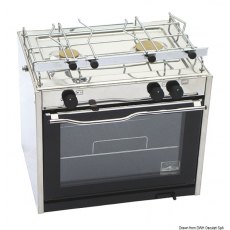 Techimpex CLASSIC COOKER, 2 BURNERS + OVEN Techimpex CLASSIC COOKER, 2 BURNERS + OVEN