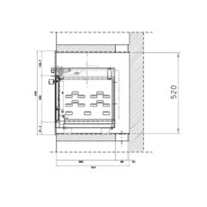 Techimpex Maxi Built in Gas Oven without Grill Techimpex Maxi Built in Gas Oven without Grill
