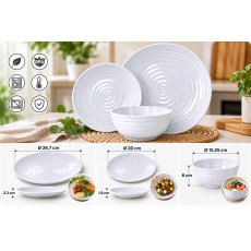 Flamefield 12Pcs Box Set Granite Pearl