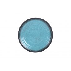 Flamefield Side Plate Granite Aqua
