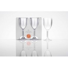 Flamefield 4Pk Wine Goblet Clear