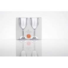 Flamefield 4Pk Wine Goblet Clear