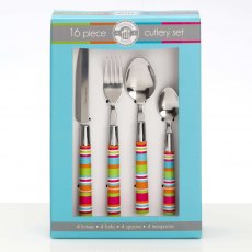 Flamefield 16Pcs Stripe Cutlery Set Flamefield 16Pcs Stripe Cutlery Set