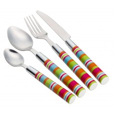 Flamefield 16Pcs Stripe Cutlery Set Flamefield 16Pcs Stripe Cutlery Set