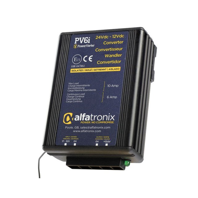 alfatronix Alfatronix Powerverter 24-12V Isolated Voltage Converter - 6A