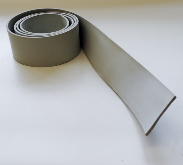 IBS Rubber Rubbing Strake Flat Grey 6cm wide