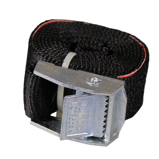 1m Black Retainer Strap and Buckle