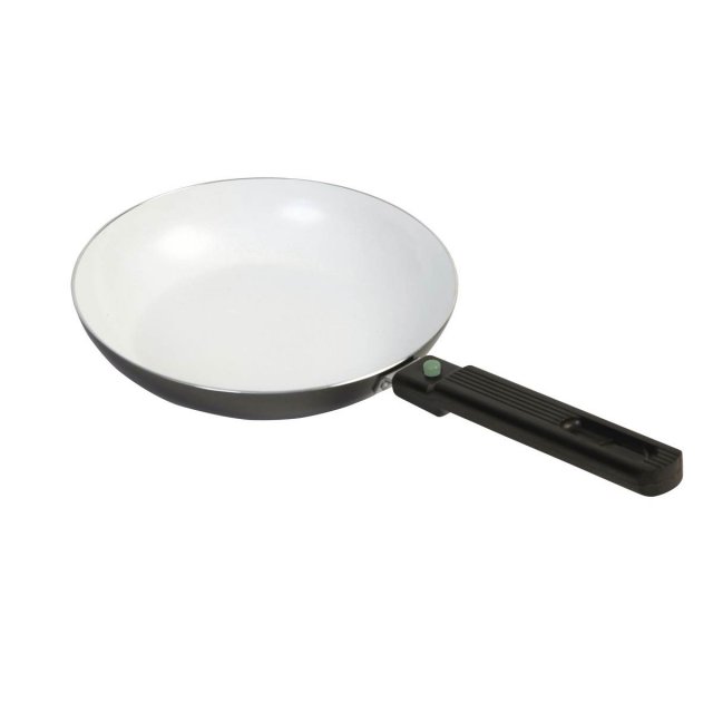 Bo-Camp Frying Pan Sprint Removable Handle Blk/White Dia 26cm
