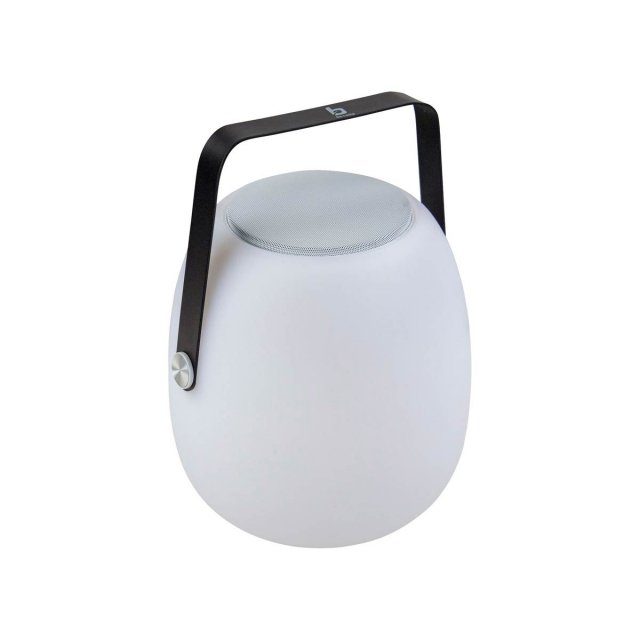 Bo-Camp Industrial Collection Table Lamp with Bluetooth Speaker