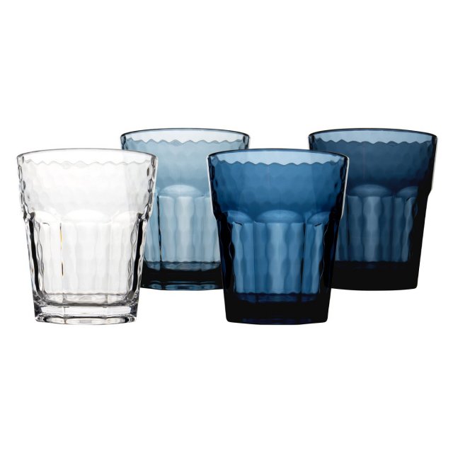 Bo-Camp Bo-Camp Tumbler Mix & Match Abs 200 ml 4 Pieces Blue