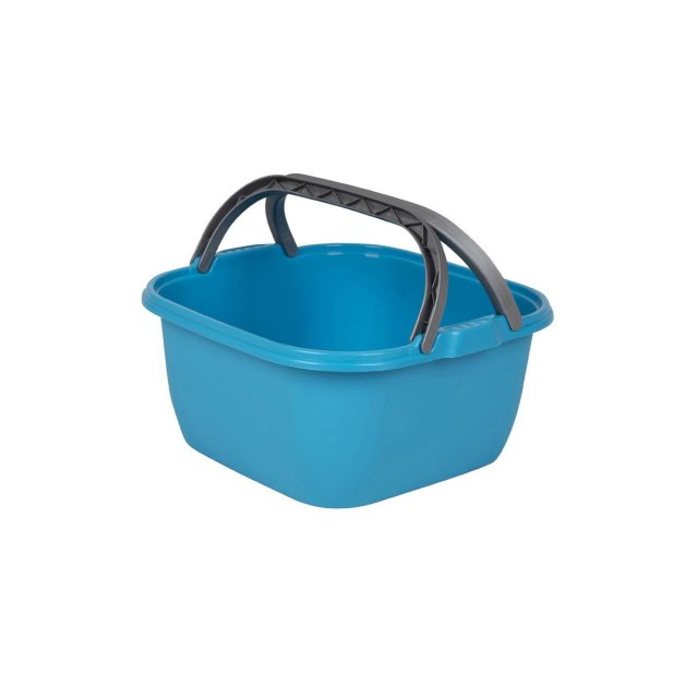 Bo-Camp Washing Bowl Square Polyethylene 13L Blue