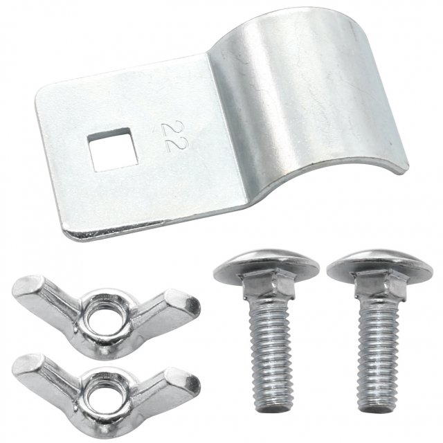 W4 Butterfly Pole End Clamp 25-28mm
