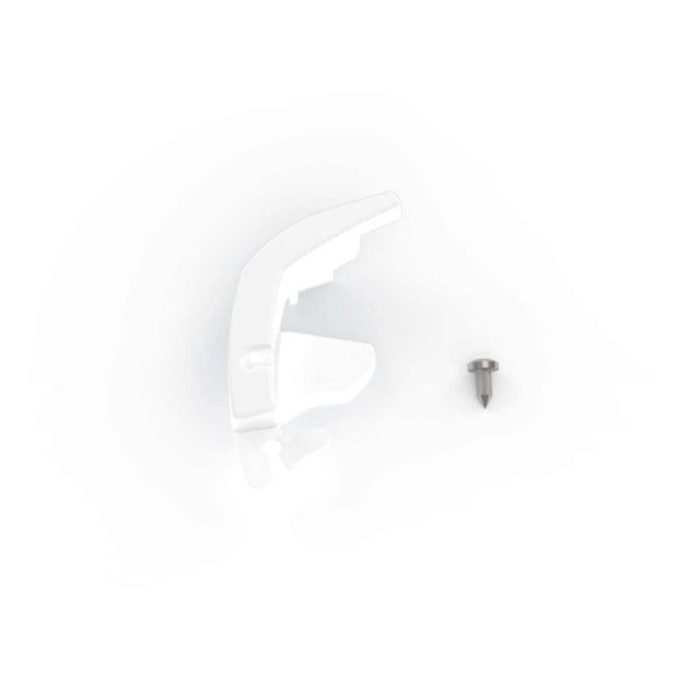 Fiamma Fiamma Right Hand Pelmet Cap for F80L Awning White (98673-271)