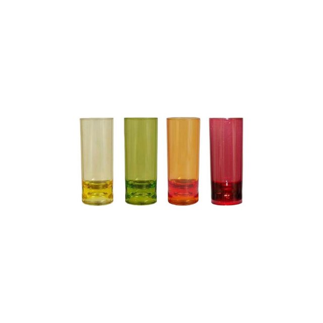 Gimex Colour Line Shot Glass Rainbow 40ml 4 Pieces
