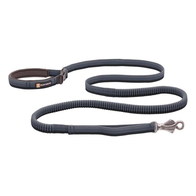 Ruffwear Roamer? Bungee Dog Running Lead in Granite Grey (2.2 to 3.4m)