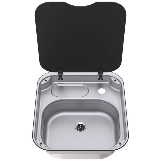 Thetford Thetford Series 34 Sink with Glass Lid 400mm x 445mm