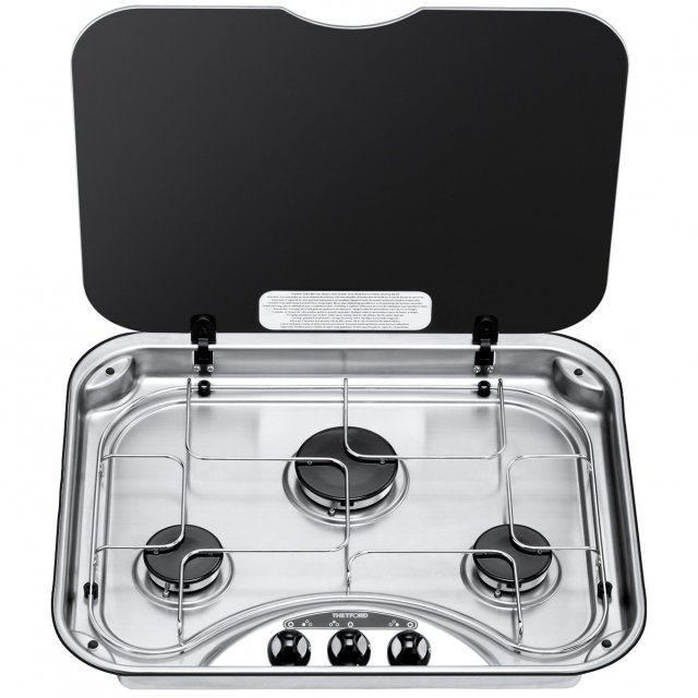 Thetford Thetford Series 345 Rectangular Hob 12V Ign Stainless Steel