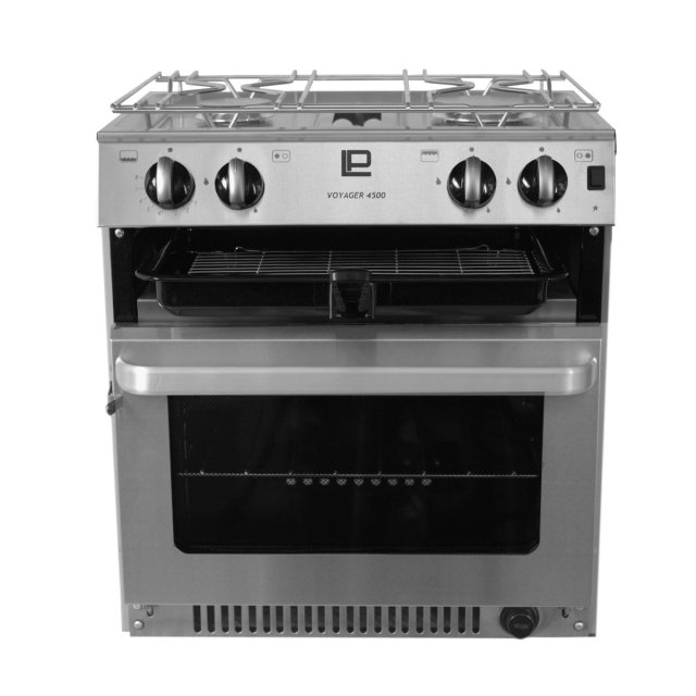 Leisure Products Voyager 4500 Buner Hob Oven with Ignition Stainless Steel