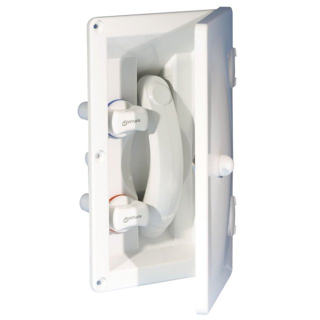 Whale Whale Elegance Exterior Shower with Lockable Cover Included