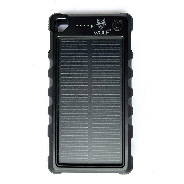 Wolf Outdoors SPB-10 Solar Power Bank Black Edition