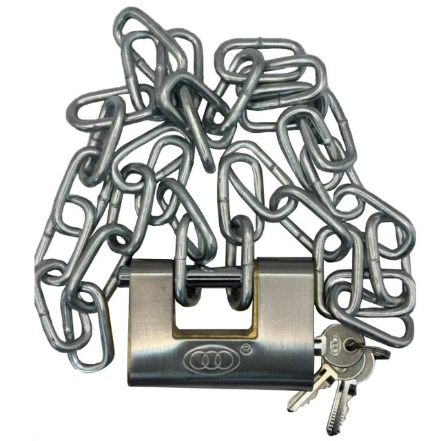 90mm Shutter Padlock with 120cm Chain