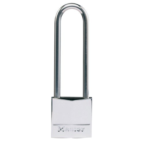 Masterlock Padlock Nickel Brass 30mm SS Long Shackle