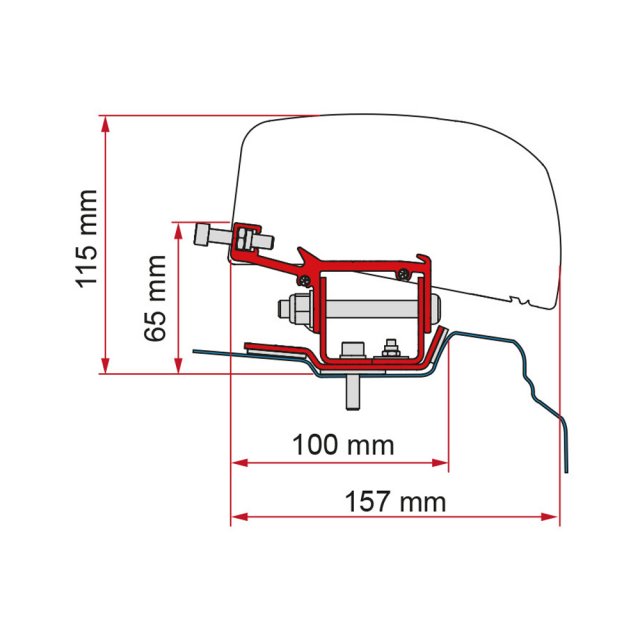 Fiamma Kit Renault Trafic F40 - L1 (Left & Right Hand Drive) (98655Z087)