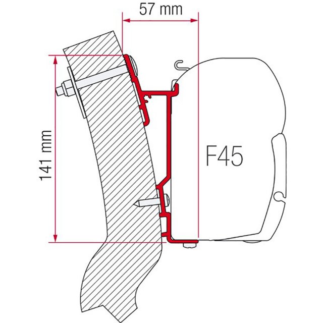 Fiamma Adapter Wingamm Oasi 350 (98655-931)