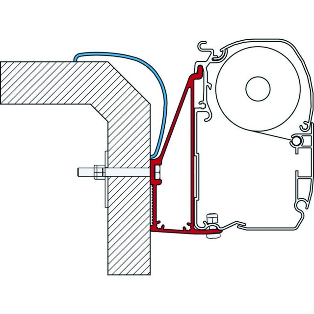 Fiamma Rapido 6 Bracket 3.5m (98655-895)