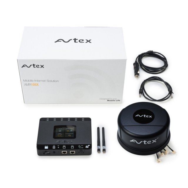 Avtex Avtex AMR105X 5G Dual Sim & Wi-Fi 6 Mobile Internet Router - Black