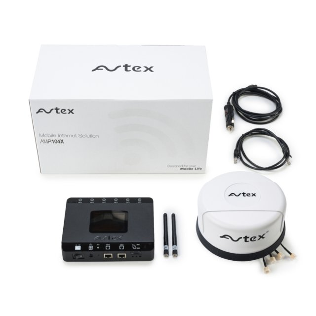 Avtex Avtex AMR104x 4G Dual Sim & Wi-Fi Mobile Internet Router - White