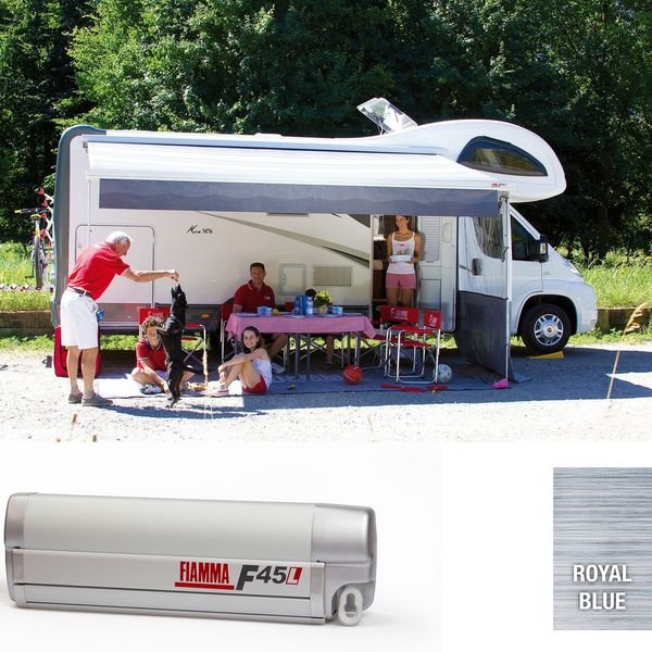 Fiamma Titanium F45L 500 Awning Royal Blue Fabric (06532A01Q)