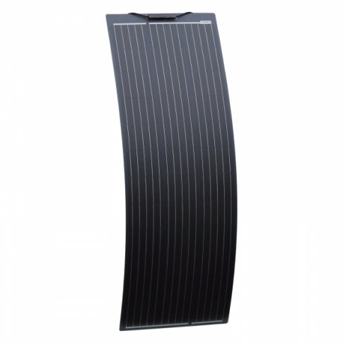 Photonic Universe Photonic Universe 130W black narrow semi-flexible fibreglass solar panel with durable ETFE coating