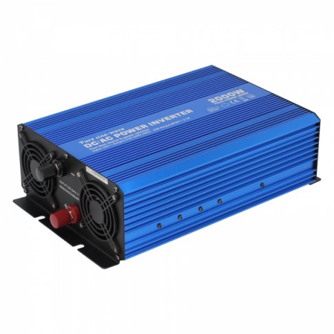 Photonic Universe Photonic Universe 2000W 24V pure sine wave power inverter 230V AC output (UK sockets)