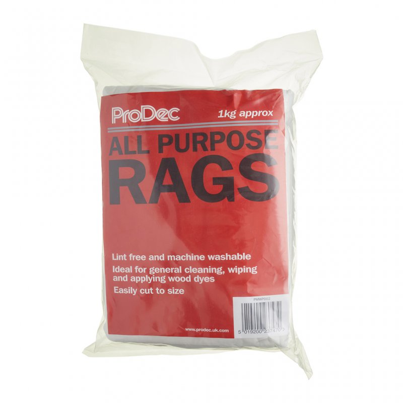 Prodec ProDec 1kg bag All Purpose Lint Free Rags