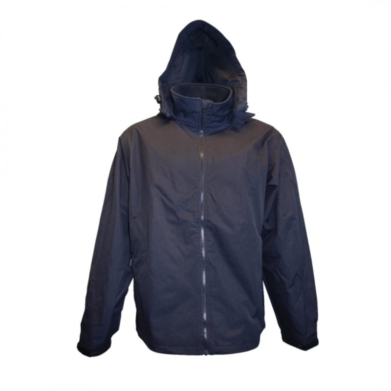 Maindeck Clothing Maindeck Black Crew Jacket with Hood