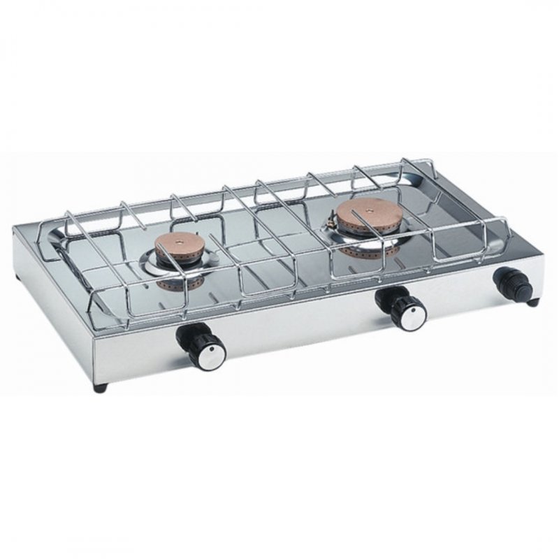 Techimpex Techimpex SAILOR Double burner cooker with 2 brass burners.