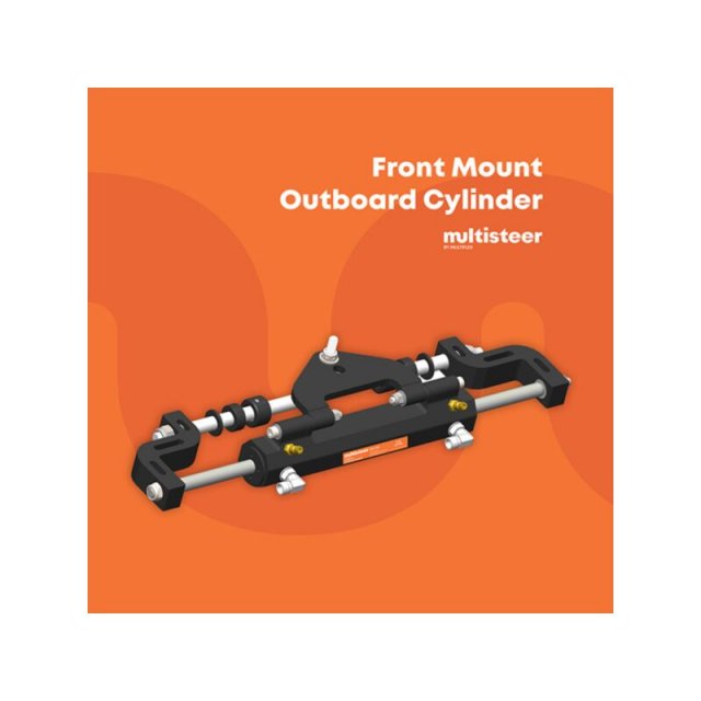 Glydus Glydus Front Mount Hydraulic Steering Outboard Cylinder up to 175 HP