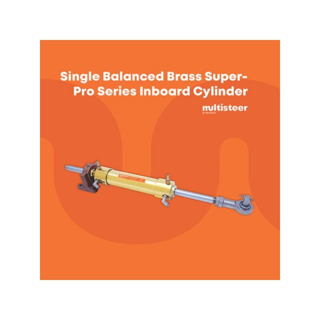 Glydus Glydus Inboard Single Balanced Brass Cylinder