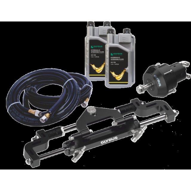 Glydus Glydus Hydraulic Steering Kit for Outboards up to 115 Hp