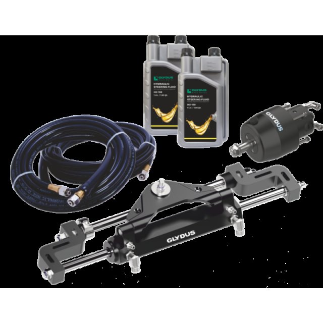 Glydus Glydus Hydraulic Steering Kit for Outboards up to 175 Hp