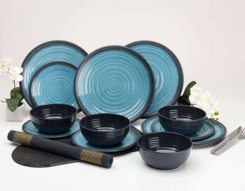 Flamefield  Flamefield 12Pcs Box Set Granite Aqua