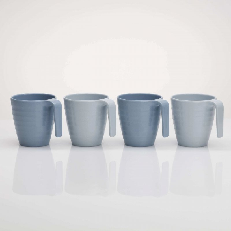 Flamefield  Flamefield 4Pk Mug Shades                                  of Blue