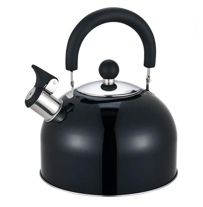 Flamefield  Flamefield 2.5Ltr Whistling Kettle Black