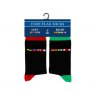 Nauticalia Left & Right Code Flag Socks, red/green