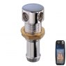 Guidi Guidi Chrome-Plated Brass Straight Gas Tank Vent - 20 mm