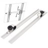 Adjustable Solar Panel Mount 650mm Stays - 25mm Rail