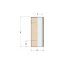 Guidi Guidi Stainless Steel Hose Connector M 1/2 in x 15 mmx15 mm