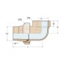 Guidi Guidi Manifold Male 1Inx1/2Inx4Vie