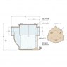 Guidi Guidi Nickel Plated Bronze Water Strainer in Mediterraneo in 2 in